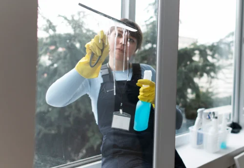 Nettoyage de vitres intérieures et extérieures à Ouarville